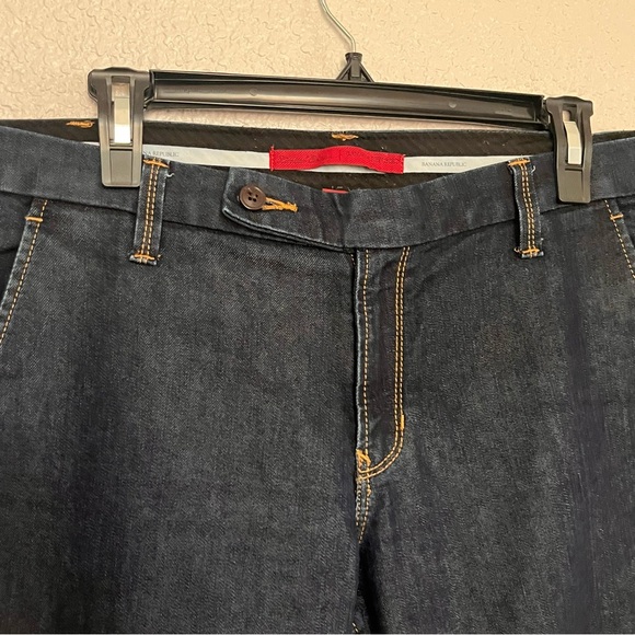 Banana Republic limited edition size 10S Dark Blue Flare Jeans - Picture 3 of 14